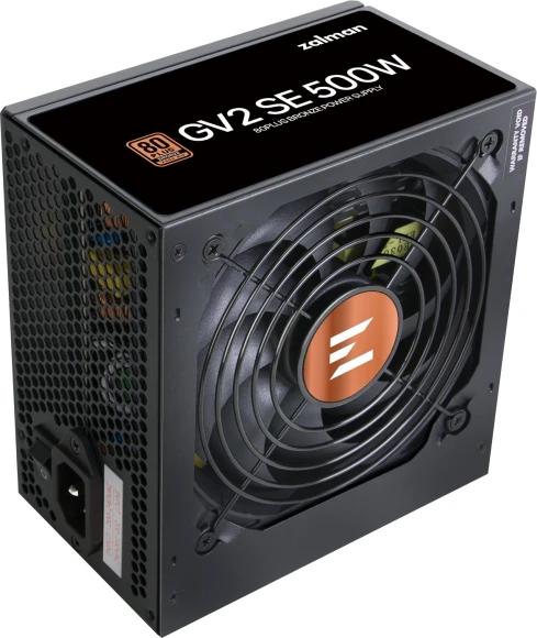 Блок питания Zalman ATX 500W ZM500-GV2SE 80+ bronze (20+4pin) 120mm fan 6xSATA RTL
