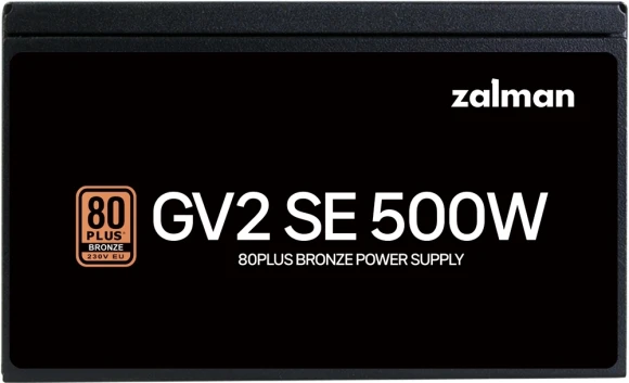 Блок питания Zalman ATX 500W ZM500-GV2SE 80+ bronze (20+4pin) 120mm fan 6xSATA RTL