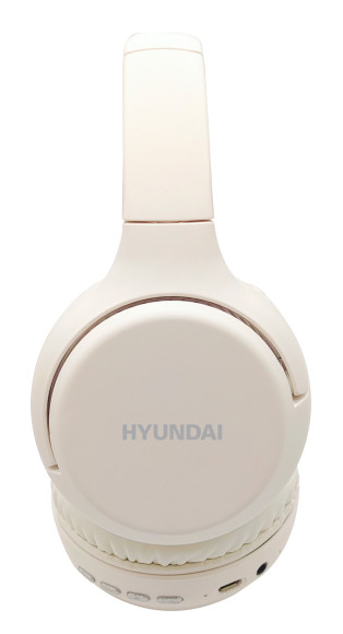 Гарнитура накладные Hyundai H-HP101 белый беспроводные bluetooth оголовье Гарнитура накладные Hyundai H-HP101 белый беспроводные bluetooth оголовье