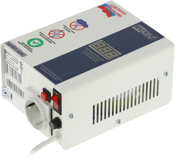 Стабилизатор напряжения Rucelf Котел-1200 1.2кВА однофазный белый