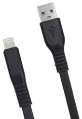 Кабель Premier 6-703RL45 3.0BK USB (m)-Lightning (m) 3м черный пакет Кабель Premier 6-703RL45 3.0BK USB (m)-Lightning (m) 3м черный пакет