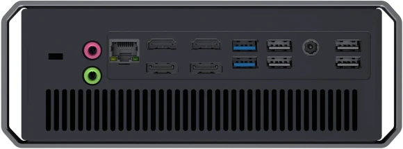 ПК Мини Chuwi CoreBox i5 12450H (2) 16Gb SSD512Gb UHDG Windows 11 Pro 2.5xGbitEth WiFi BT 120W серый/черный