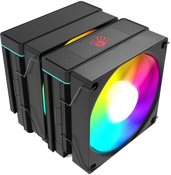 Устройство охлаждения(кулер) Bloody AC-16 ARGB Soc-AM5/AM4/1200/1700/1851 черный 4-pin 20-30dB Al+Cu 220W 590gr Ret (AC-16-ARGB220-BK) Устройство охлаждения(кулер) Bloody AC-16 ARGB Soc-AM5/AM4/1200/1700/1851 черный 4-pin 20-30dB Al+Cu 220W 590gr Ret (AC-16-ARGB220-BK)