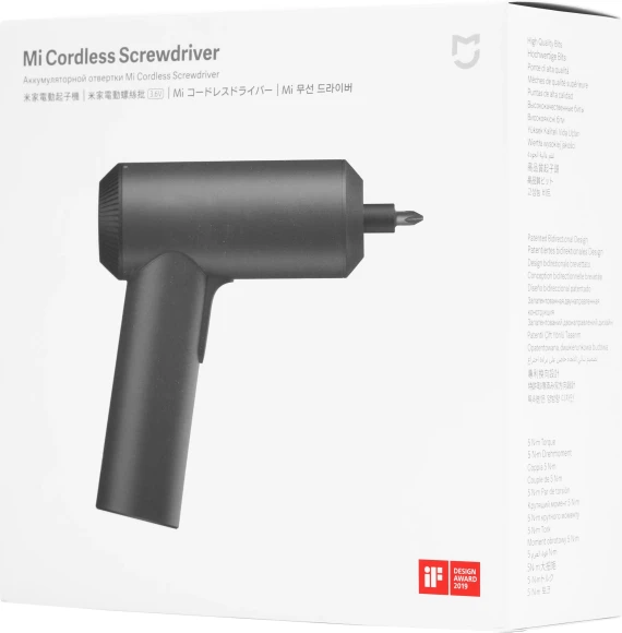 Отвертка аккум. Xiaomi DZN4019TW аккум. патрон:шестигранник 6.35 мм (1/4) (кейс в комплекте) (X27002)
