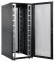 Шкаф серверный ЦМО (ШТК-СП-42.8.10-48АА-9005) напольный 42U 800x930мм пер.дв.перфор. задн.дв.перфор.2-хст. 2 бок.пан. 1350кг черный 690мм 180град. 1950мм