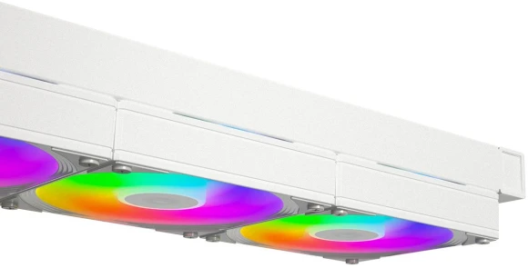 Система водяного охлаждения ID-Cooling FX360 Inf ARGB Soc-AM5/AM4/1200/1700/1851 белый 4-pin 27.2dB Al 350W Ret (FX360 INF WHITE)