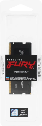 Память DDR5 16GB 4800MHz Kingston KF548S38IB-16 Fury Impact RTL PC5-38400 CL38 SO-DIMM 262-pin 1.1В single rank Ret
