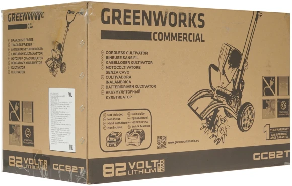 Культиватор Greenworks GC82T Культиватор Greenworks GC82T