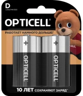 Батарея Opticell Basic LR20 D (2шт) блистер Батарея Opticell Basic LR20 D (2шт) блистер