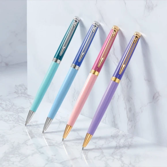 Ручка шариков. Waterman Hemisphere Colour Blocking (2179899) Pink GT M син. черн. подар.кор.