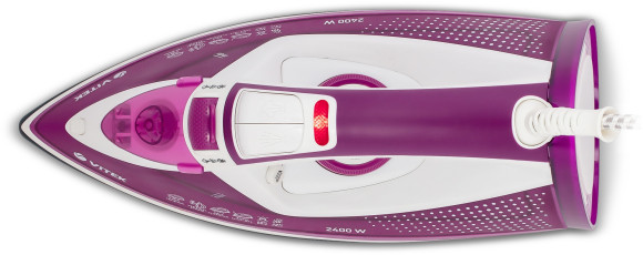 Утюг Vitek VT-8346 2400Вт белый/фиолетовый