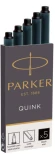 Картридж Parker Quink Z11 (1950382) черные чернила для ручек перьевых (5шт)