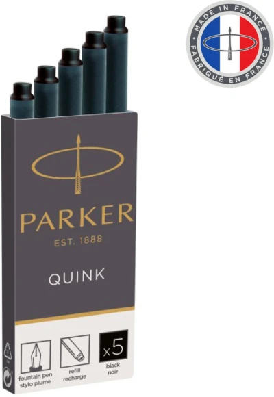 Картридж Parker Quink Z11 (1950382) черные чернила для ручек перьевых (5шт) Картридж Parker Quink Z11 (1950382) черные чернила для ручек перьевых (5шт)