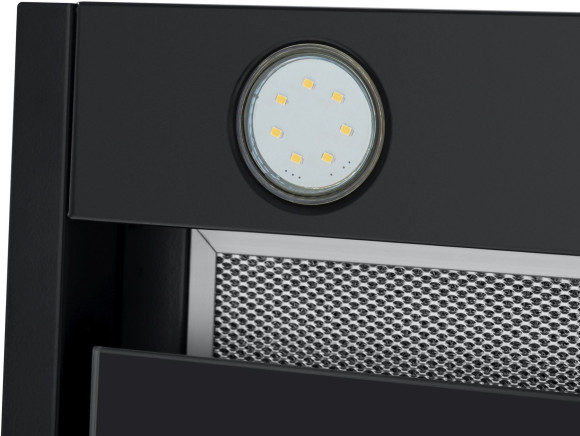 Вытяжка встраиваемая Maunfeld Fantasy Light 60 черный управление: сенсорное (1 мотор)