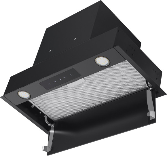 Вытяжка встраиваемая Maunfeld Fantasy Light 60 черный управление: сенсорное (1 мотор)