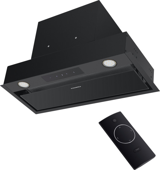 Вытяжка встраиваемая Maunfeld Fantasy Light 60 черный управление: сенсорное (1 мотор)