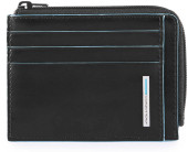 Чехол для кредитных карт Piquadro Blue Square PP4822B2R/N черный натур.кожа Чехол для кредитных карт Piquadro Blue Square PP4822B2R/N черный натур.кожа