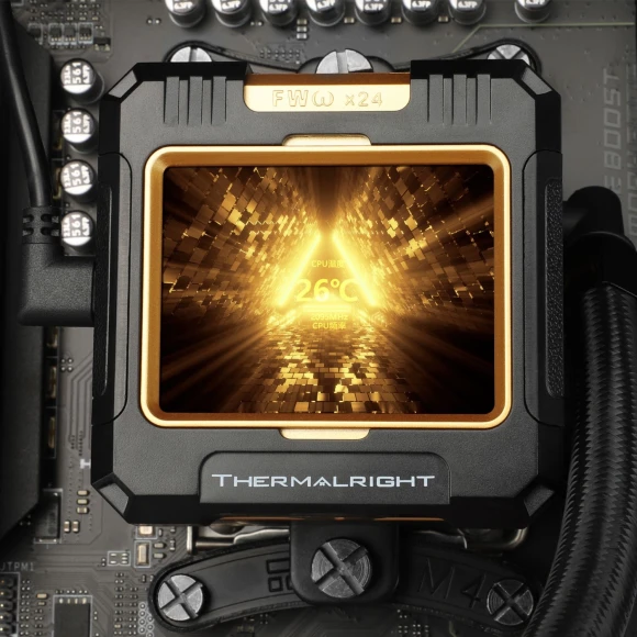 Система водяного охлаждения Thermalright Frozen Warframe 360 ARGB Soc-AM5/AM4/1200/1700/1851 черный 4-pin 29.8dB Al LCD Ret (F-WFRAME-360-BL-ARGB) Система водяного охлаждения Thermalright Frozen Warframe 360 ARGB Soc-AM5/AM4/1200/1700/1851 черный 4-pin 29.8dB Al LCD Ret (F-WFRAME-360-BL-ARGB)