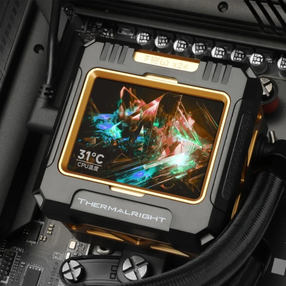 Система водяного охлаждения Thermalright Frozen Warframe 360 ARGB Soc-AM5/AM4/1200/1700/1851 черный 4-pin 29.8dB Al LCD Ret (F-WFRAME-360-BL-ARGB) Система водяного охлаждения Thermalright Frozen Warframe 360 ARGB Soc-AM5/AM4/1200/1700/1851 черный 4-pin 29.8dB Al LCD Ret (F-WFRAME-360-BL-ARGB)