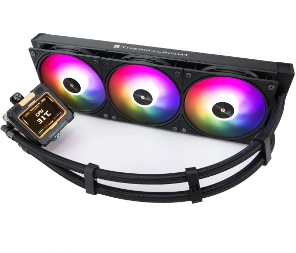 Система водяного охлаждения Thermalright Frozen Warframe 360 ARGB Soc-AM5/AM4/1200/1700/1851 черный 4-pin 29.8dB Al LCD Ret (F-WFRAME-360-BL-ARGB) Система водяного охлаждения Thermalright Frozen Warframe 360 ARGB Soc-AM5/AM4/1200/1700/1851 черный 4-pin 29.8dB Al LCD Ret (F-WFRAME-360-BL-ARGB)