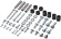Кронштейн для телевизора Hama H-118632 черный 10"-47" макс.25кг настенный фиксированный