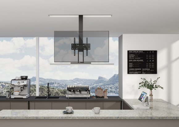 Кронштейн для телевизора Cactus CS-STM-7844 черный 32"-55" макс.45кг напольный (моторизованный лифт) Кронштейн для телевизора Cactus CS-STM-7844 черный 32"-55" макс.45кг напольный (моторизованный лифт)