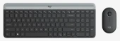 Клавиатура + мышь Logitech MK540 клав:черный мышь:черный USB беспроводная slim Multimedia (920-008691)