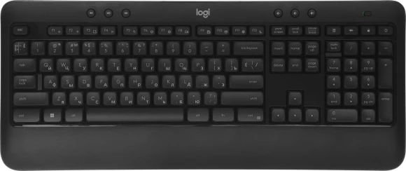Клавиатура + мышь Logitech MK540 клав:черный мышь:черный USB беспроводная slim Multimedia (920-008691)