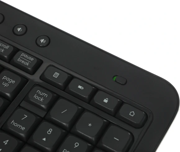 Клавиатура + мышь Logitech MK540 клав:черный мышь:черный USB беспроводная slim Multimedia (920-008691)