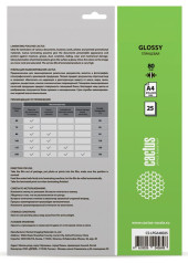 Пленка для ламинирования Cactus 80мкм A4 (25шт) глянцевая 216x303мм CS-LPGA48025 Пленка для ламинирования Cactus 80мкм A4 (25шт) глянцевая 216x303мм CS-LPGA48025