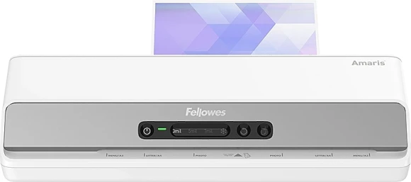 Ламинатор Fellowes Amaris A3 белый/серый (FS-80582) A3 (75-175мкм) 80см/мин (6вал.) хол.лам. лам.фото реверс Ламинатор Fellowes Amaris A3 белый/серый (FS-80582) A3 (75-175мкм) 80см/мин (6вал.) хол.лам. лам.фото реверс