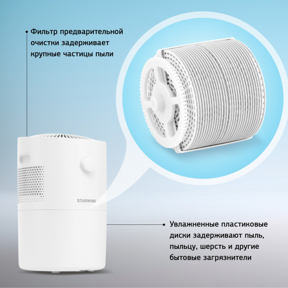 Мойка воздуха Starwind SAW5520 25Вт белый Мойка воздуха Starwind SAW5520 25Вт белый