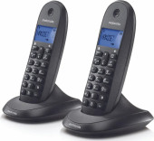 Р/Телефон Dect Motorola C1002CB+ черный (труб. в компл.:2шт) Р/Телефон Dect Motorola C1002CB+ черный (труб. в компл.:2шт)