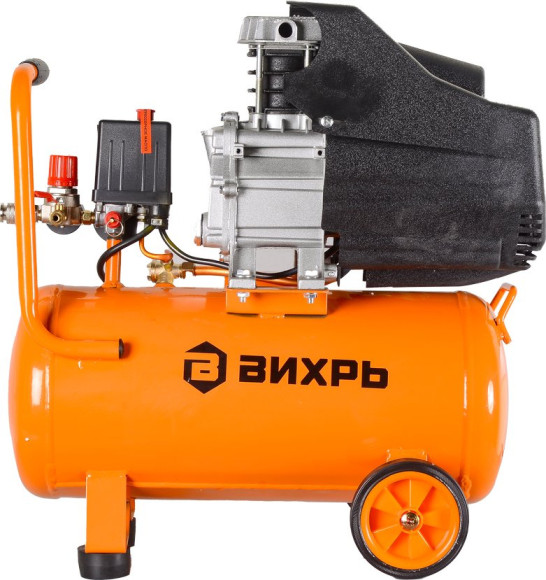 Компрессор поршневой Вихрь КМП-24/230АМ масляный 230л/мин 24л 1600Вт оранжевый Компрессор поршневой Вихрь КМП-24/230АМ масляный 230л/мин 24л 1600Вт оранжевый