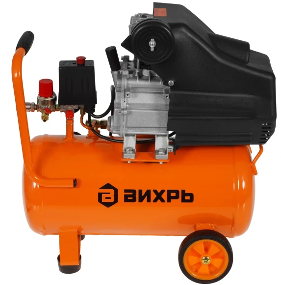 Компрессор поршневой Вихрь КМП-24/230АМ масляный 230л/мин 24л 1600Вт оранжевый Компрессор поршневой Вихрь КМП-24/230АМ масляный 230л/мин 24л 1600Вт оранжевый