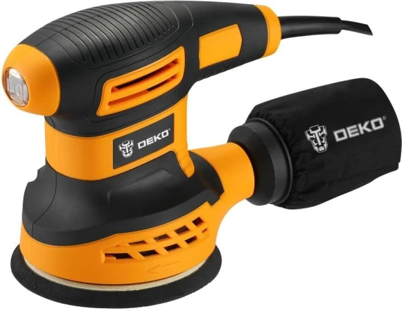 Эксцентриковая шлифмашина Deko DKG350 350Вт D125мм (063-4263) Эксцентриковая шлифмашина Deko DKG350 350Вт D125мм (063-4263)