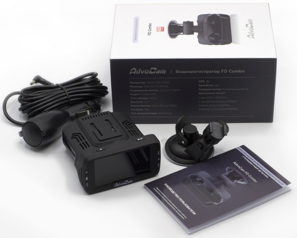 Видеорегистратор с радар-детектором AdvoCam FD Combo GPS черный Видеорегистратор с радар-детектором AdvoCam FD Combo GPS черный