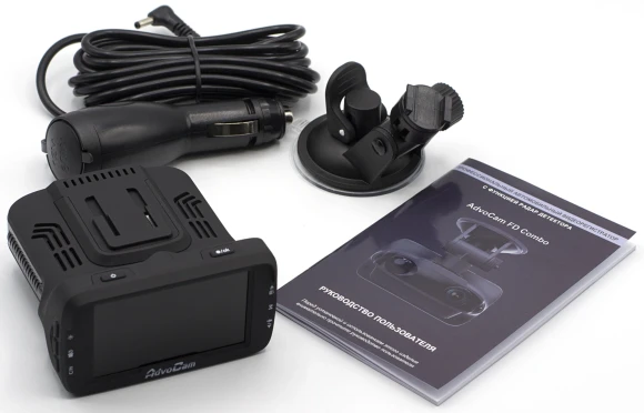 Видеорегистратор с радар-детектором AdvoCam FD Combo черный 142гр. GPS MSTAR 8336