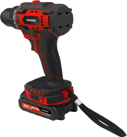 Дрель-шуруповерт Starwind CD20-2.0/2.0S1 40Вт аккум. патрон:быстрозажимной (кейс в комплекте)