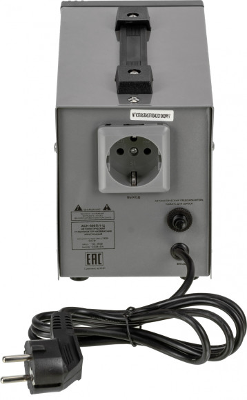 Стабилизатор напряжения Ресанта АСН-500Д/1-Ц 0.5кВА однофазный серый (63/6/37)