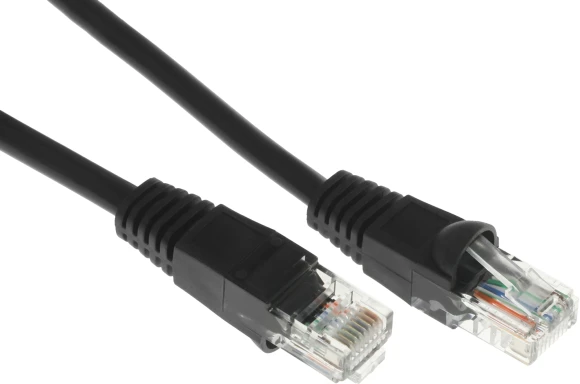 Патч-корд Buro UTP 4 пары cat.5E CCA molded 25м черный RJ-45 (m)-RJ-45 (m)