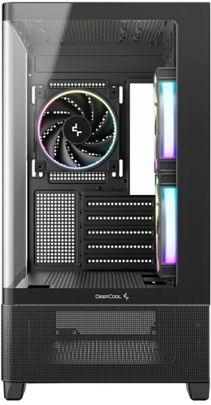 Корпус Deepcool CG380U 3F черный без БП mATX 6x120mm 3x140mm 2xUSB3.0 audio bott PSU
