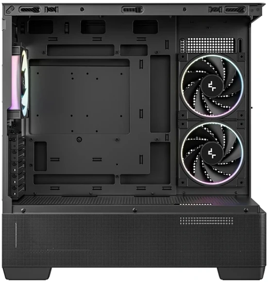 Корпус Deepcool CG380U 3F черный без БП mATX 6x120mm 3x140mm 2xUSB3.0 audio bott PSU