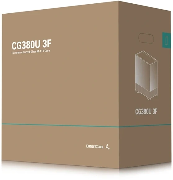 Корпус Deepcool CG380U 3F черный без БП mATX 6x120mm 3x140mm 2xUSB3.0 audio bott PSU