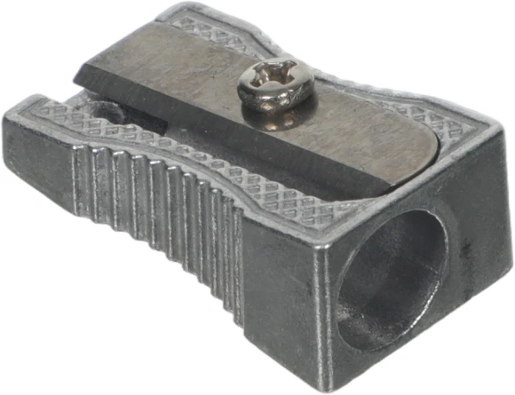 Точилка для карандашей ручная Silwerhof 191083 1 отверстие металл Точилка для карандашей ручная Silwerhof 191083 1 отверстие металл