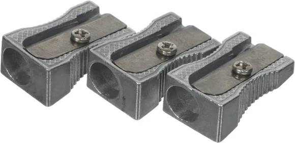 Точилка для карандашей ручная Silwerhof 191083 1 отверстие металл Точилка для карандашей ручная Silwerhof 191083 1 отверстие металл