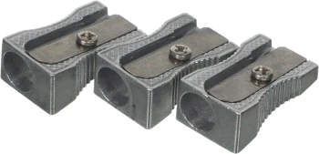 Точилка для карандашей ручная Silwerhof 191083 1 отверстие металл Точилка для карандашей ручная Silwerhof 191083 1 отверстие металл