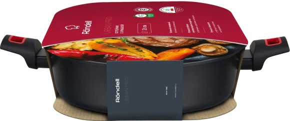 Сотейник Rondell Urban Pro RDA-1988 3.5л. d=26см (с крышкой) черный