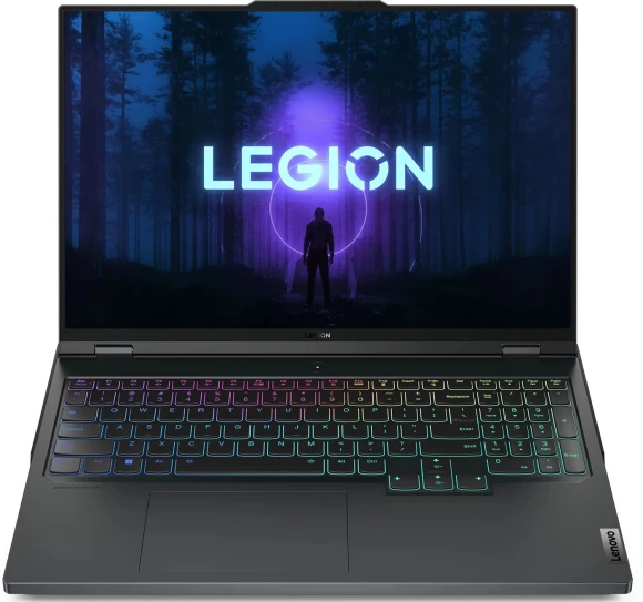 Ноутбук Lenovo Legion Pro 5 16ARX8 Ryzen 5 7645HX 16Gb SSD1Tb NVIDIA GeForce RTX4050 6Gb 16" IPS WQXGA (2560x1600) без ОС dk.grey WiFi BT Cam (82WM00FWRK)