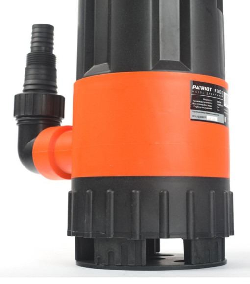 Насос дренажный Patriot F 600 D 600Вт 10000л/час центробежный (315302406) Насос дренажный Patriot F 600 D 600Вт 10000л/час центробежный (315302406)